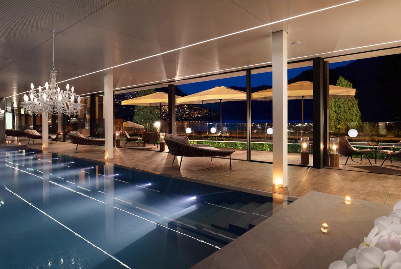 Hotel Splendide Royal Лугано Екстериор снимка The pool at the Mandarin Oriental, Munich