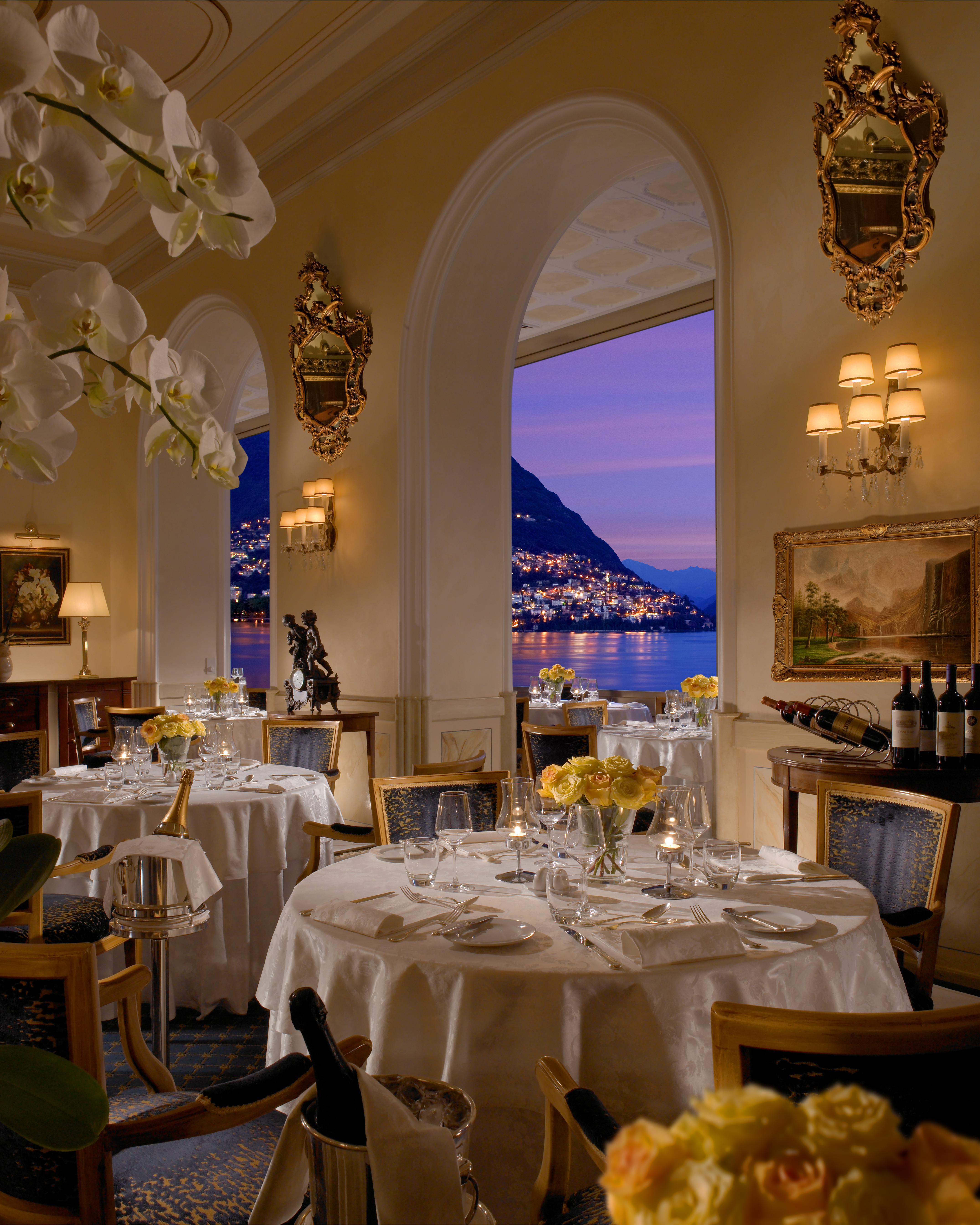 Hotel Splendide Royal Лугано Ресторант снимка The restaurant