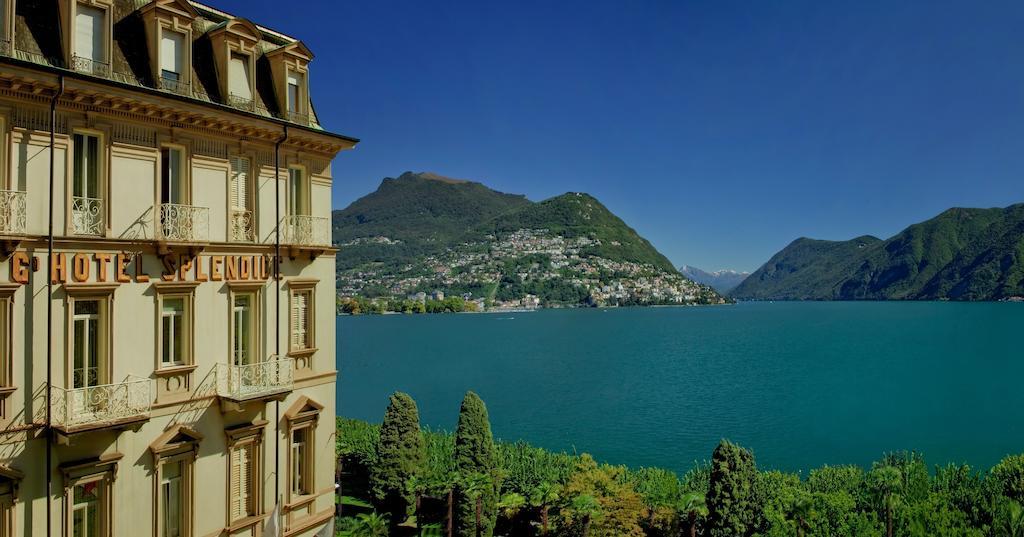 Hotel Splendide Royal Лугано Екстериор снимка Lake Lugano