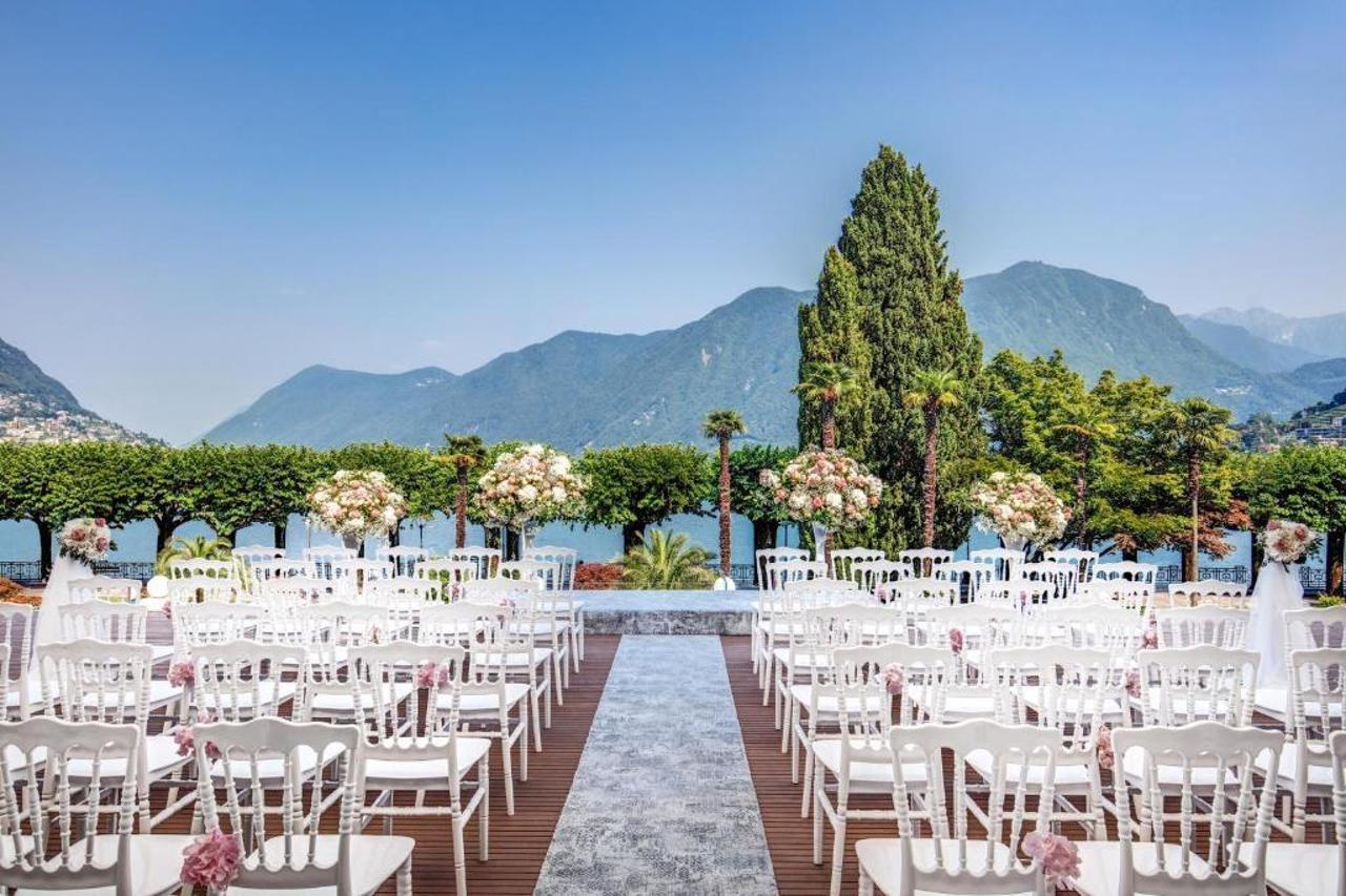 Hotel Splendide Royal Лугано Екстериор снимка Wedding venue at the Mandarin Oriental, Lake Como