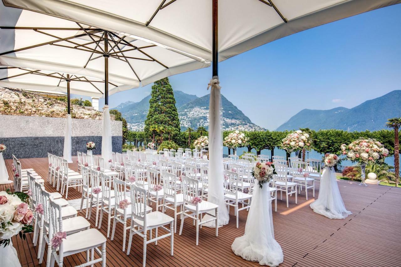 Hotel Splendide Royal Лугано Екстериор снимка Wedding at the Mandarin Oriental Lake Como